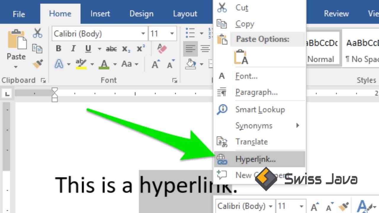 Cara Membuat Hyperlink Microsoft Word yang Mengarah ke Website