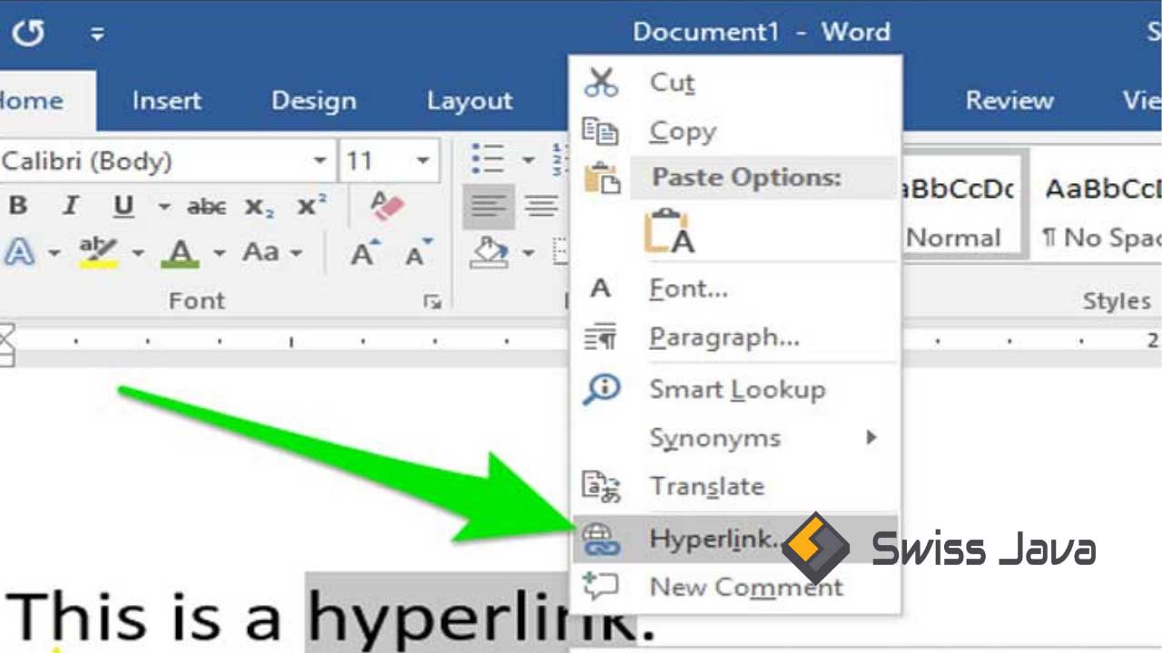 Cara Mengubah Warna Hyperlink (Link) Dokumen Word